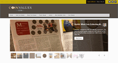 Desktop Screenshot of coinvalues.com